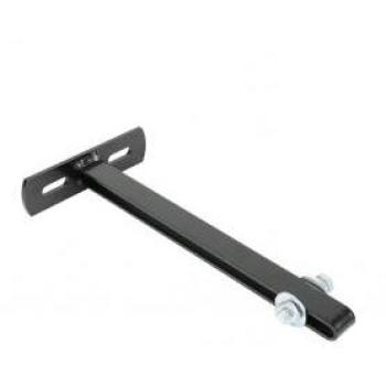 Schwarzer Wall Arm Eurotrack 100 mm – Showtec Montage