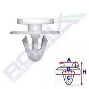 Clip ROMIX C60317, 10 Piezas