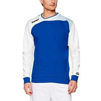 Kempa Herren Trainingstop, Emotion, azurblau/weiß, 3XL