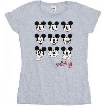 Mickey Mouse Many Faces Women's Cotton Shirt