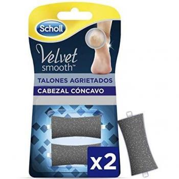 Scholl Velvet Smooth Ersatzfeilen für rissige Fersen, 2 Stück