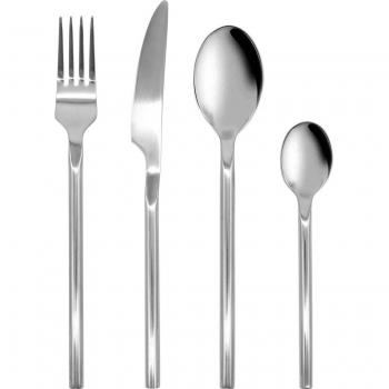 Glim & Glam 24-Piece Stainless Steel Cutlery Set with Forged Handle