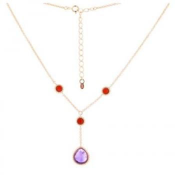 Silber-Amethyst-Kollier von Kaufbei, S&A Design