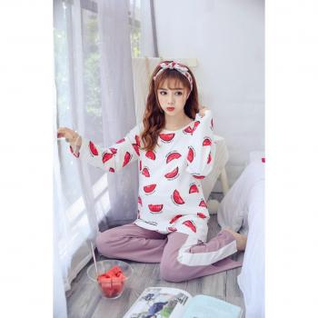 Women's Breastfeeding Pajama Set with Adjustable Pants