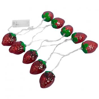 Éclairage LED Fraise Rouge 10LED