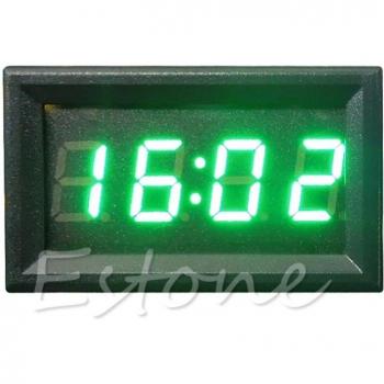 Reloj Digital M2ED para Coche y Motocicleta, Pantalla LED, 12V/24V