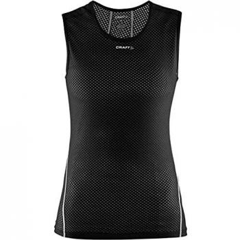 Craft Damen-Mesh-Tank Top – Superleicht, cool, schwarz, L
