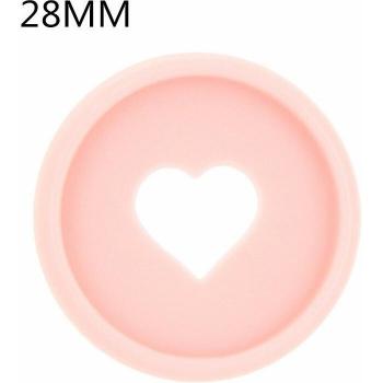 Botones de anillo corazón 30 piezas