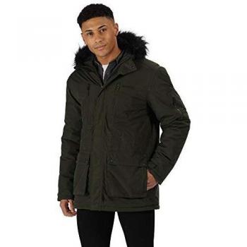 Chaqueta Regatta Salinger Insulada para Hombre Verde Oscuro