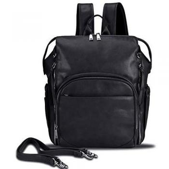 YNFC Leather Multi-Functional Diaper Bag