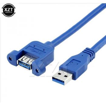 Cables de Datos USB 3.0 Extender M/H con Montura