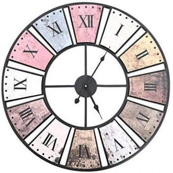 VidaXL Vintage Wall Clock with Quartz Movement 60 cm XXL