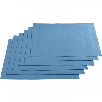 REDBEST Tischset, 6er-Pack, 30x45 cm, hellblau