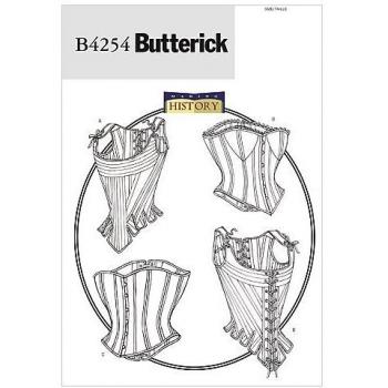 Butterick Misses' Historical Stays & Corsets Costume Cosplay Sewing Pattern 4254