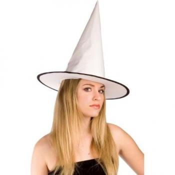 Colore per viso strega cappello bianco Haunted House