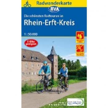 BVA BikeMedia GmbH Radwanderkarte Bva Die Schönsten Radtouren Im Rhein-Erft-Kreis 1:50.000, Reiß