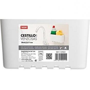 Tatay Minimalist Kitchen Shelf – 20 cm × 8.5 cm × 11 cm, White