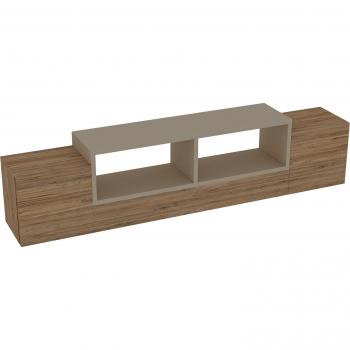 Destina Home Morica Floating TV Stand, Light Oak – 1 Pack
