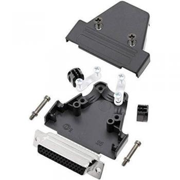 TRU COMPONENTS TCTRIP25HDS44K D-SUB Gehäuse 44-polig Kunststoff 180 ° Schwarz