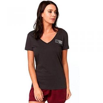 Top Fox Lady Tracker V-neck Nera Vintage XS
