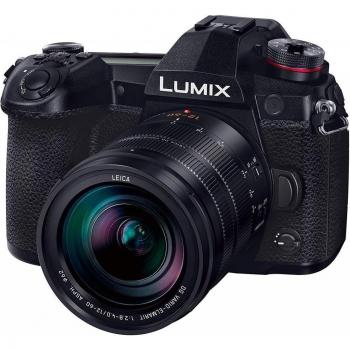 Fotocamera Panasonic Lumix G9 mirrorless Kit obiettivo zoom standard Leica DG Nero
