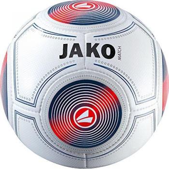 Jako Trainingsball Match für Herren, Farben Weiß/Marine/Flame, Größe 5