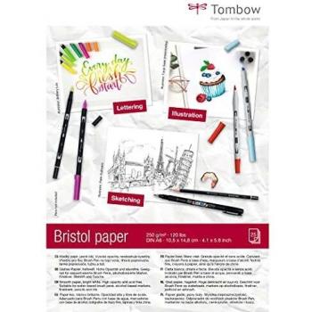 Tombow Bristol Zeichenblock A6, 250g/m², 25 Blatt