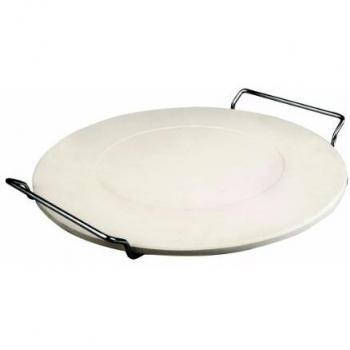 Bistro 33 cm Pizza Stone with Stand – Beige