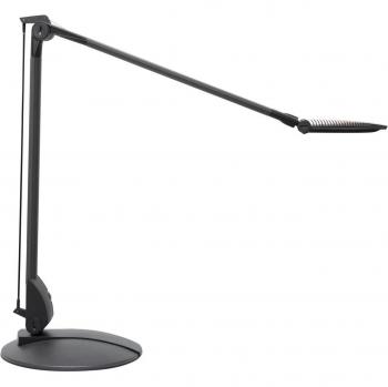 Lampe de bureau LED MAULoptimus, finition anthracite, sur pied