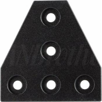 Soporte L‑Aluminio – Junta de Esquina 90° con 5 Pasadores