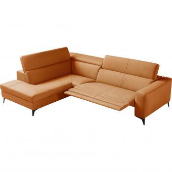 Edith L‑Shaped Lounge Sofa – Leder „Bull“ – EGOITALIANO