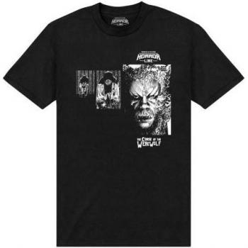 Adult Horror Line Werewolf Curse Top – Large, Black