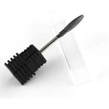 Accesorio de taladro eléctrico para uñas, color negro arcoíris, 1 ud