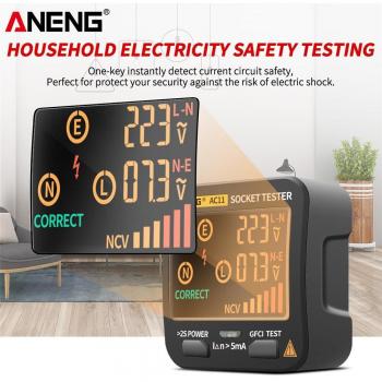 Enchufe Seguro con Detector de Línea