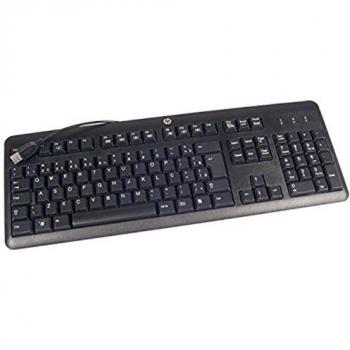 Teclado HP 672647-233 Negro USB Slovaco