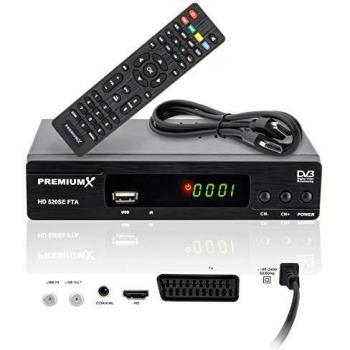 Full HD Digital SAT Satelliten Receiver für Russ TV + HDMi Kabel