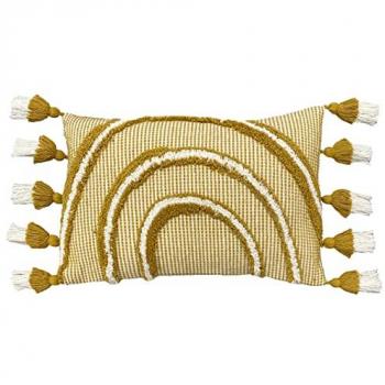 Rainbow Tuft Cushion