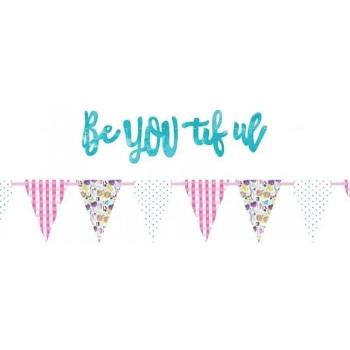 Einzigartige Feier Be You Tiful-Banner (2er-Pack) Einheitsgröße schwarz