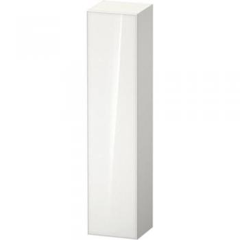 Duravit Zencha Hochschrank, 1 Tür, 40x36x176 cm, Anschlag rechts, Glas weiss / Korpus weiss matt