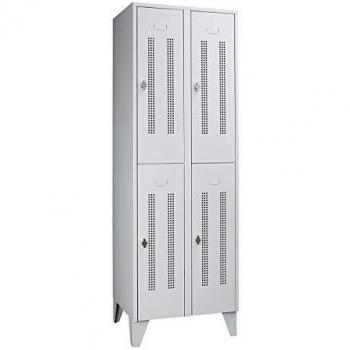 Armadietto Wolf in Acciaio con Piedini