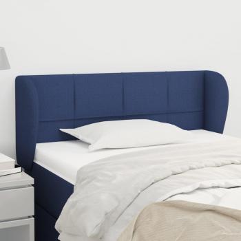 Cabecero tapizado azul 103x23x78/88 cm