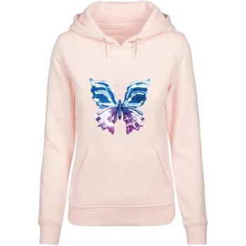 Miss Tee Chrome Butterfly Pink Men's Hooded Sweatshirt L