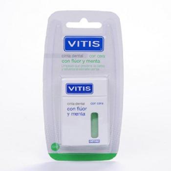 Vitis Cinta Dental Con Cera, Flúor Y Menta 50 M