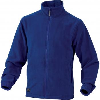 Chaqueta polar Deltaplus con cremallera 2 bolsillos color azul talla 3XL