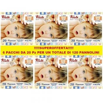 Trudi Baby Care Pannolini Dry Fit Misura Midi 4/9 Kg 20 Pezzi