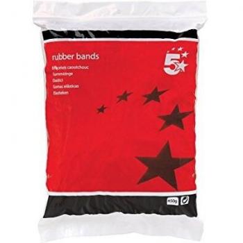 Star Office Rubber Bands No.38 152x3mm Approx 400 Bands Bag 0.454kg