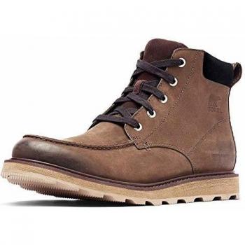 Sorel Herren Madson Moc Toe Stiefel, Braun (Bruno/Black), 43 EU