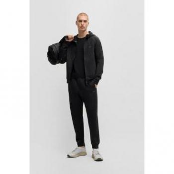 BOSS Full Zip Hooded Tracksuit Schwarz – Herren XL‑Large