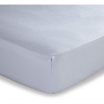 Catherine Lansfield EasyCare 500‑T GCF Single Grey Fitted Sheet