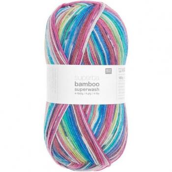 Superba Bamboo Häkelmaterial 100 g, 420 m – Rico Design, Farbe 059